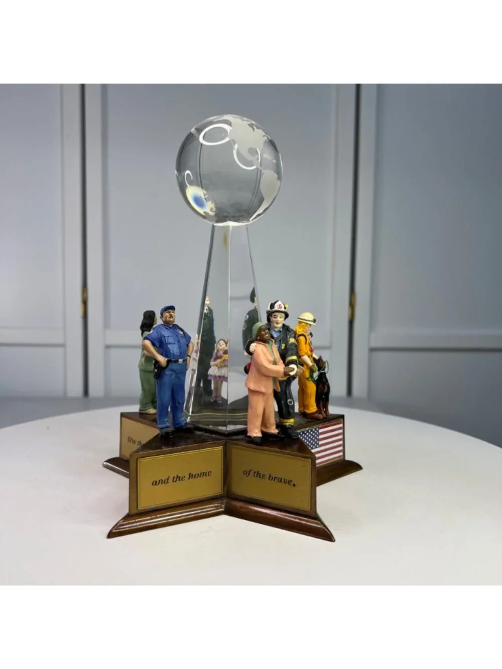 Dept 56 9/11 Memorial American Pride Collection Lighted Figurine (Incomplete)